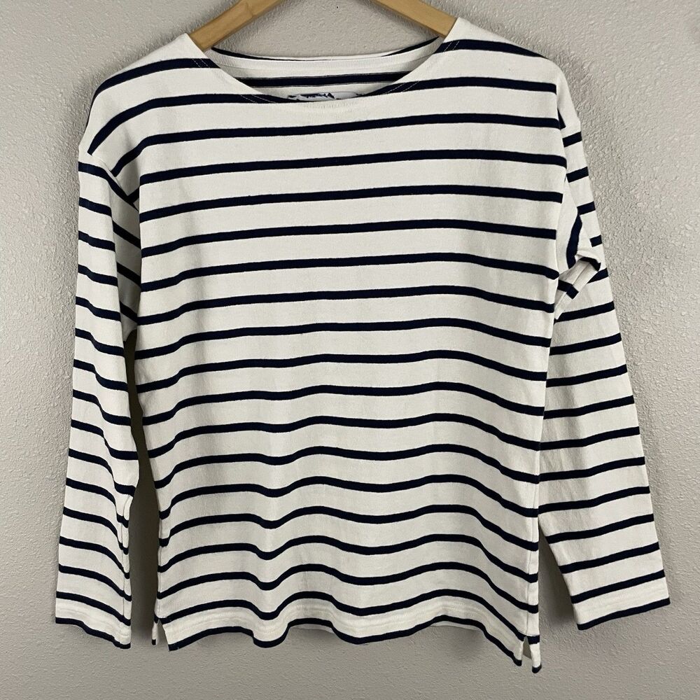 Navygrey Size S The Breton The Original 100% Organic Cotton Nautical Preppy
